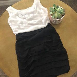 Black & White Cocktail Dress